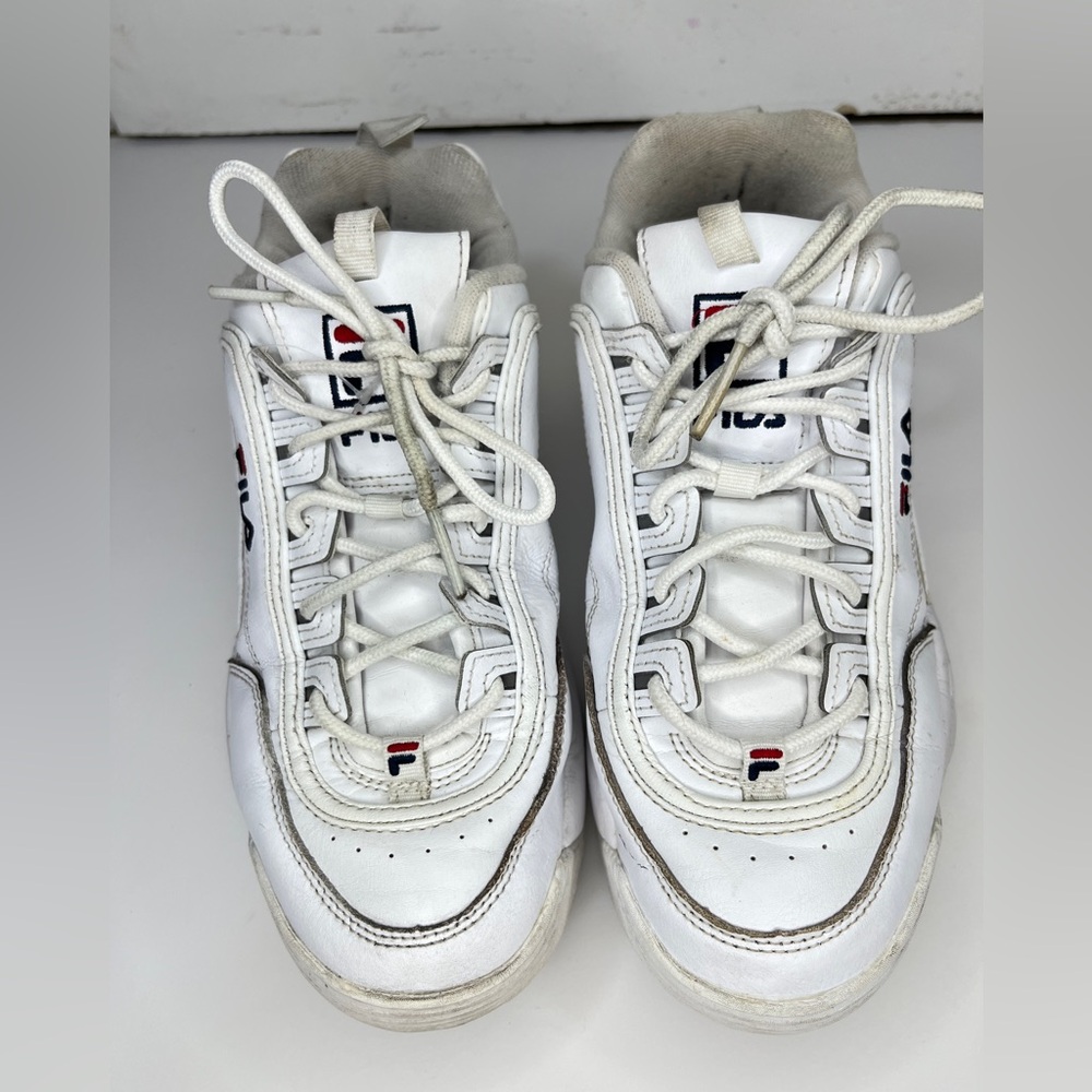 Fila Women's Disruptor II Sneaker Shoes US, White / lightly used size 10 - Picture 5 of 10